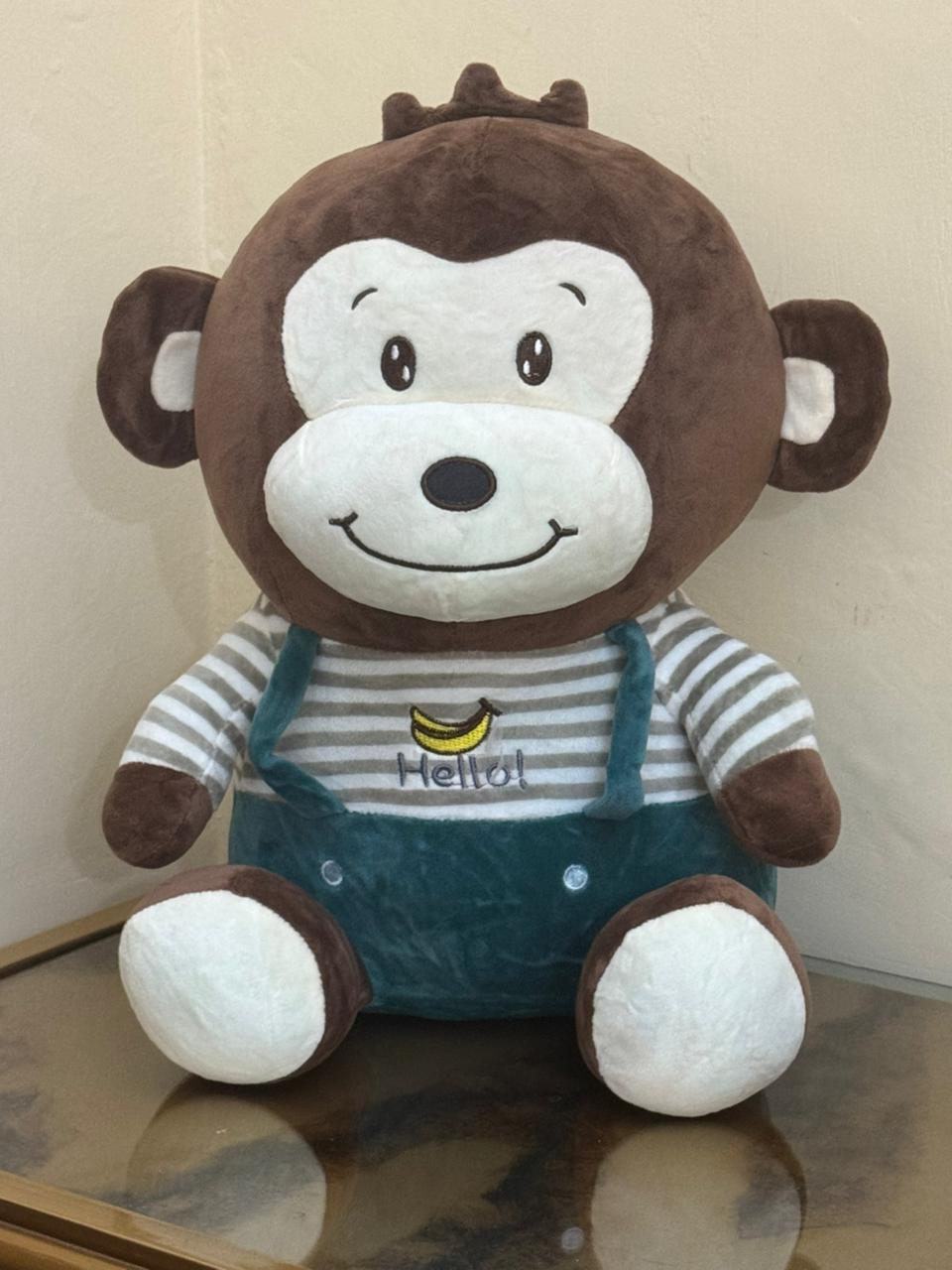 1.5 Feet Kawaii Monkey Stuffed Toy – Soft Plush Cute Monkey Doll for Kids
