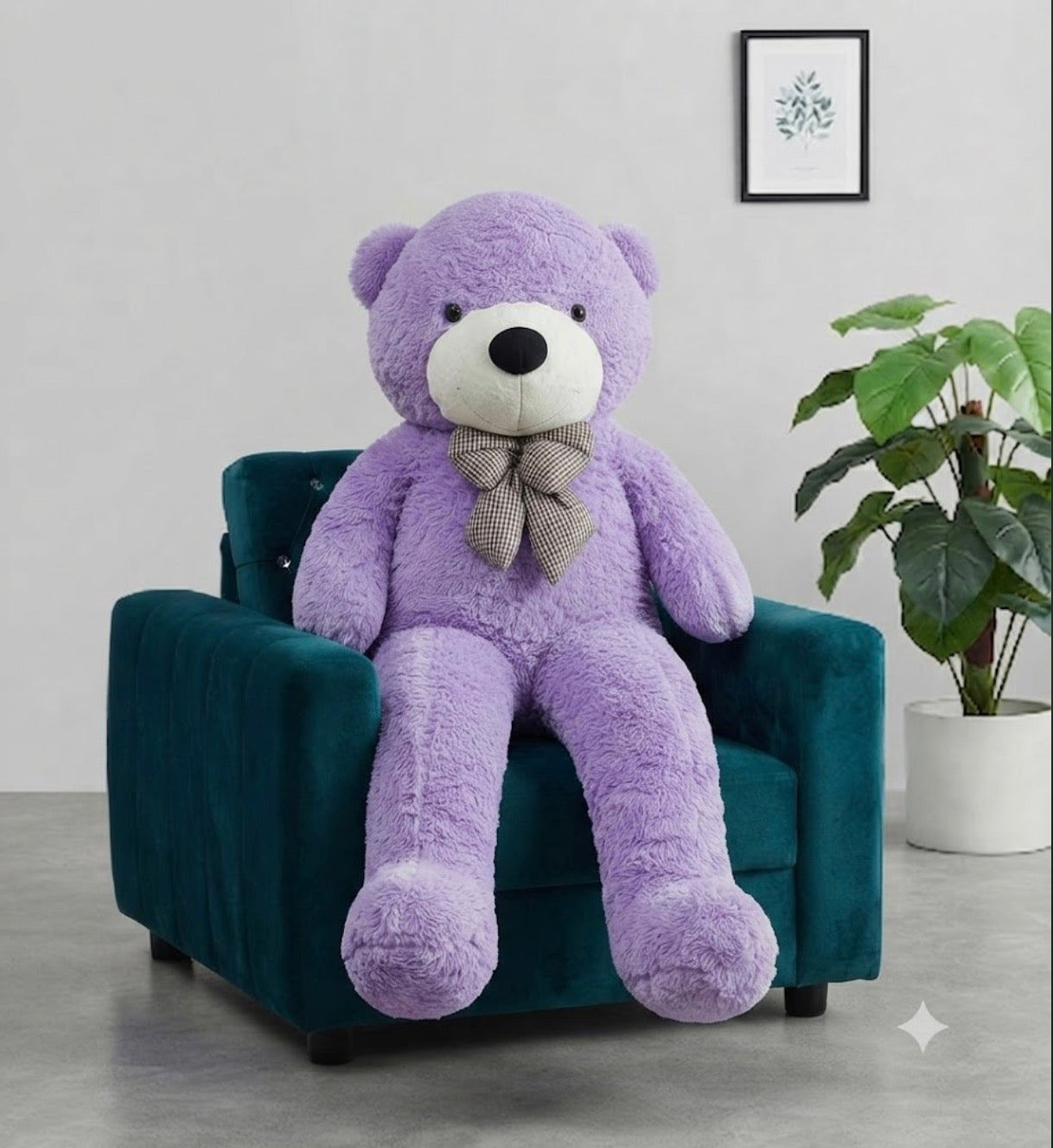 6 Ft Imported Teddy Bear | Soft Plush Stuffed Animal Toy