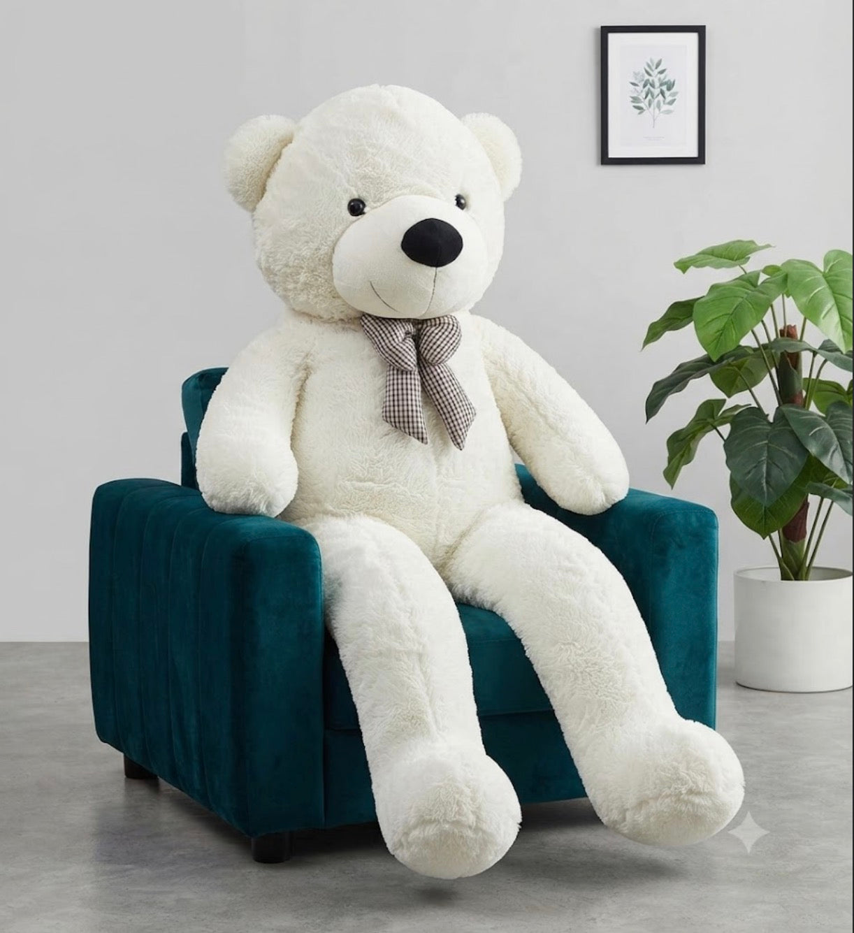 6 Ft Imported Teddy Bear | Soft Plush Stuffed Animal Toy