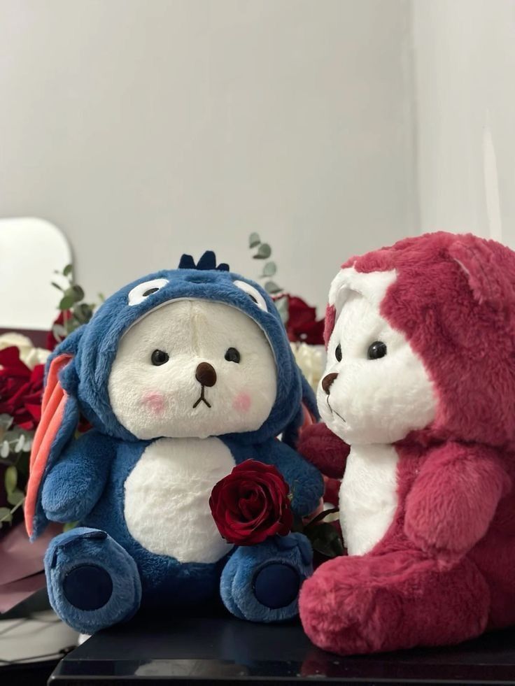 Maroon Hoodie Teddy Bear