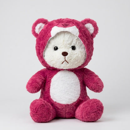 Maroon Hoodie Teddy Bear