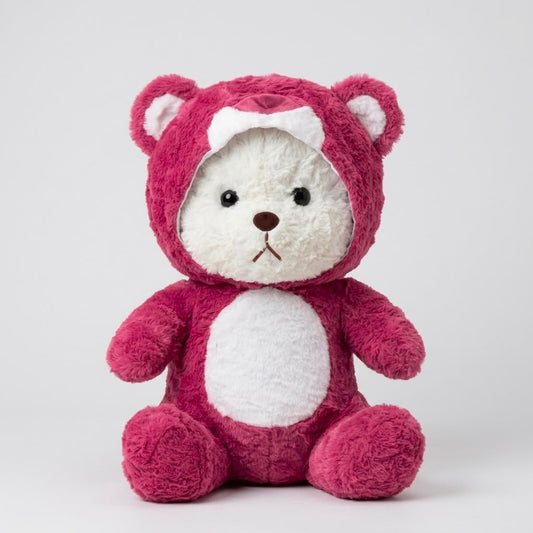 Maroon Hoodie Teddy Bear