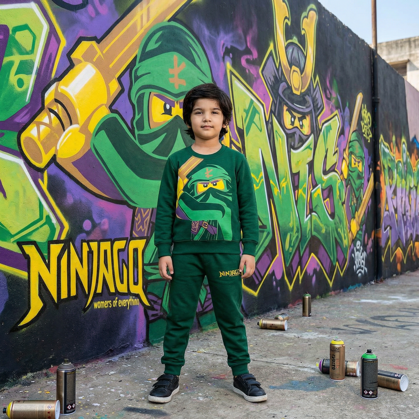 Ninjago Green Tracksuit for Kids
