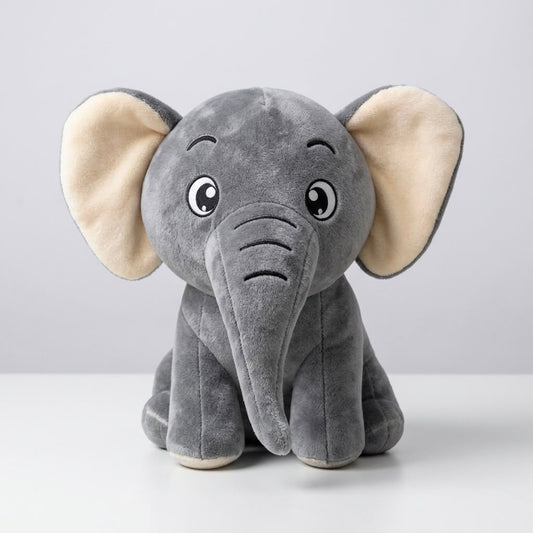 Small Elephant Plush Toy | Stuffed Animal for Kids & Gifts